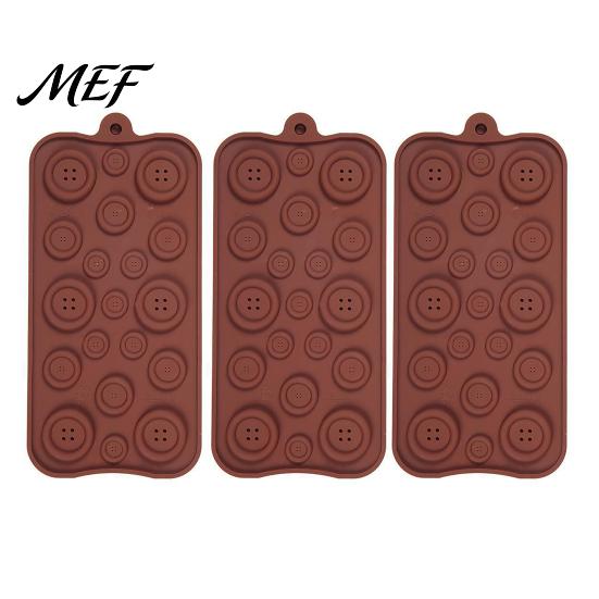 Chocolate Frosting Molds 19-Hole Silicone Button Molds, Three Sizes DIY Cake Decorating Tray, Birthday Party Supplies Flexible Easy
