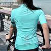 WOSAWE Женский и мужской велосипедный трикотаж Синий велосипедный дышащий тонкий трикотаж для шоссейного велосипеда Легкая одежда для активного отдыха Женские футболки Быстросохнущие топы