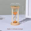 1PCS 3/5/10/15/30 Minutes Wooden Hourglass Timer Home Living Room Desktop Decoration Children Birthday Gift Portable Sand Clock2