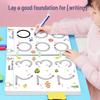 Penmanship & Logic Puzzle Calligraphy Practice Workbook for Early Education