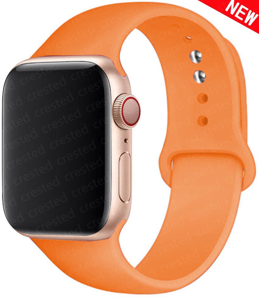 Silicone Strap For Apple Watch Band SE-10 42/46mm 44/45mm 38/40/41mm Bracelet Iwatch Serie 9 8 7 6 5 4 3 Ultra 2 49mm
