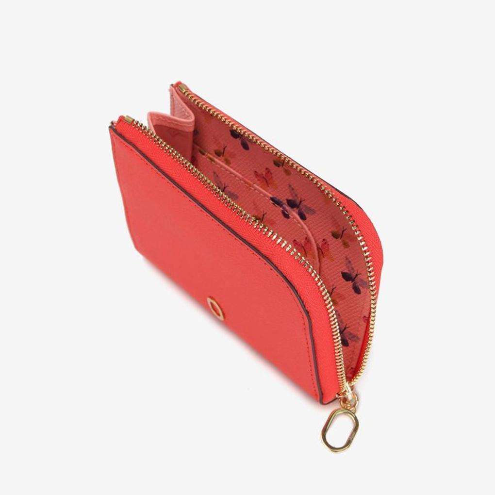 ELEGANCE PARIS Cowhide Card Wallet BNSW04DR