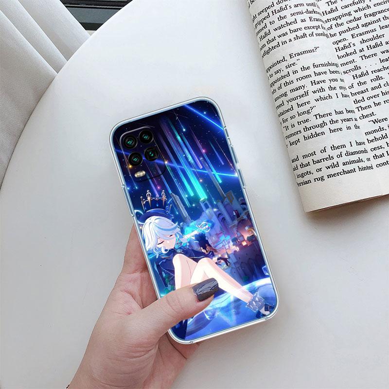 Прозрачный чехол для телефона Genshin Impact Furina для Motorola Moto G7 G8 G9 G84 G85 G73 G24 G15 Z2 Play Power Plus