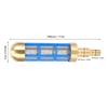 Brass and Stainless Steel Water Suction Strainer Blue and Yellow Pickup Filter
