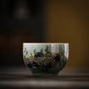 Special Teacup for Tea Brewing In the Surrounding Furnace Celadon Master Cup High-end Tea Tasting Cup Tea Set Large Single Cup Personal Tea Cup