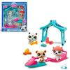 Themed Pack 3 Pets - BANDAI - Littlest Pet Shop Snow - Animals and Accessories