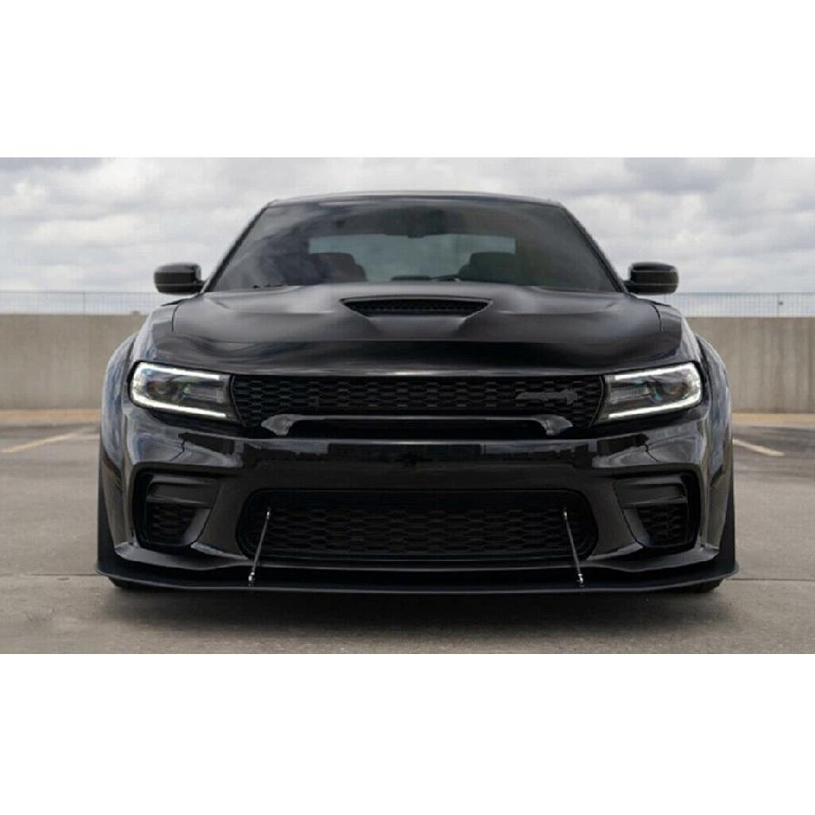 Универсальный передний бампер, разделитель губ, опорная стойка для Dodge Charger RT SRT SXT Challenger 2000-2022, автомобильные аксессуары
