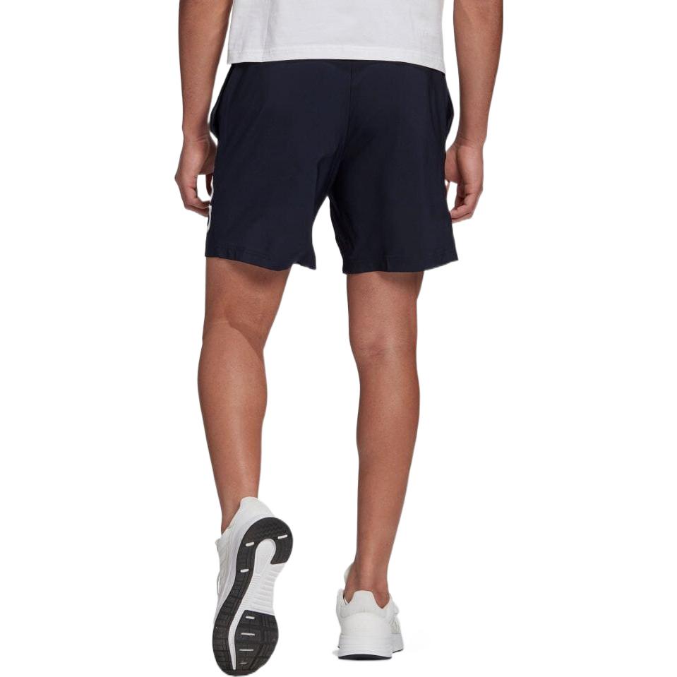 adidas Мужские шорты SS22 однотонные с принтом логотипа Темно-синие GK9608