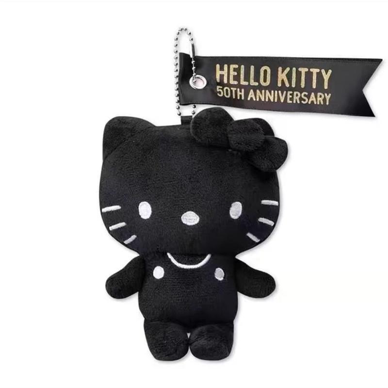 Очаровательная плюшевая игрушка Hello Kitty Подарок к 50-летию Мягкая и приятная на ощупь Брелок-аксессуар