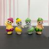 Creative Car Dashboard Ornament Fruit Dance Cat Car Temporary Stop Sign  Moving License Plate