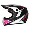 ABS Full-coverage Off-Road Motorcycle Helmet Adults Semi-Open Face Design With Visor Mask Gloves Kit