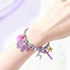 Korean Pop DIY Bracelet Anime Inspired Bracelet Adjustable Stretch Bracelet with Cute Charms Gift for Fans Men Women