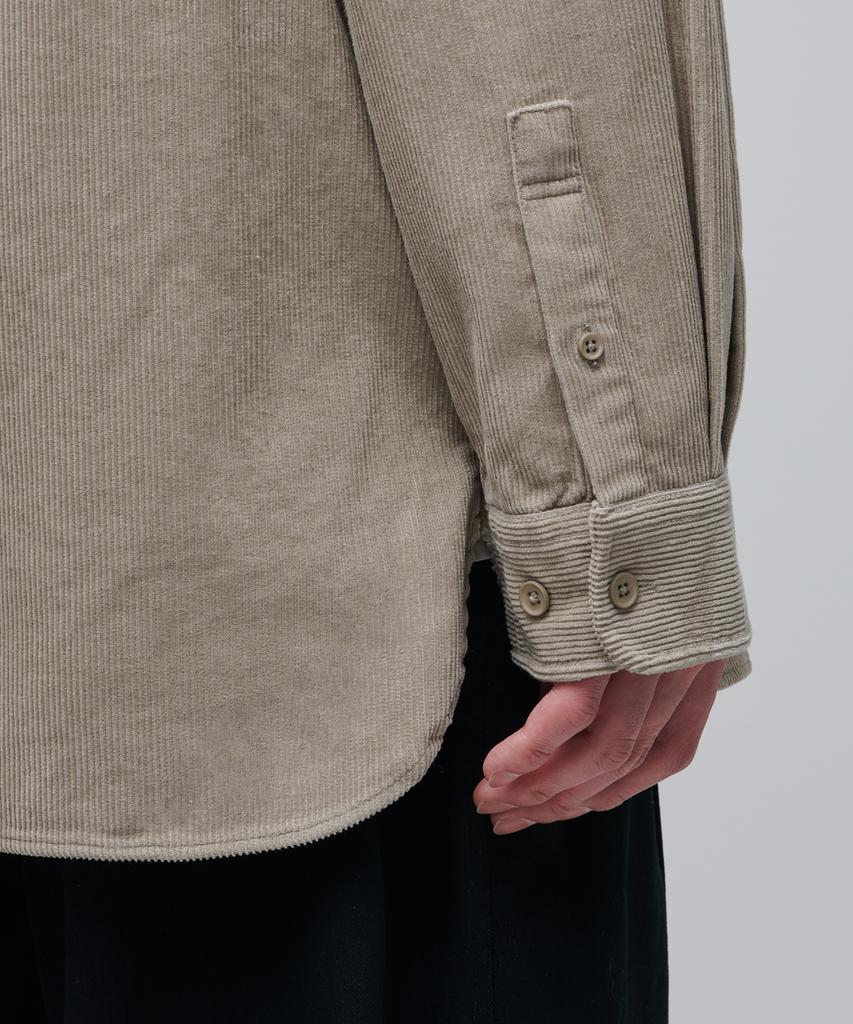MUSINSA STANDARD Oversized Corduroy Shirt [Light Beige]