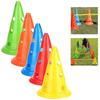 5Pcs Football Training Cones Conical Obstacle Bar Bucket Sign Barrier with Holes