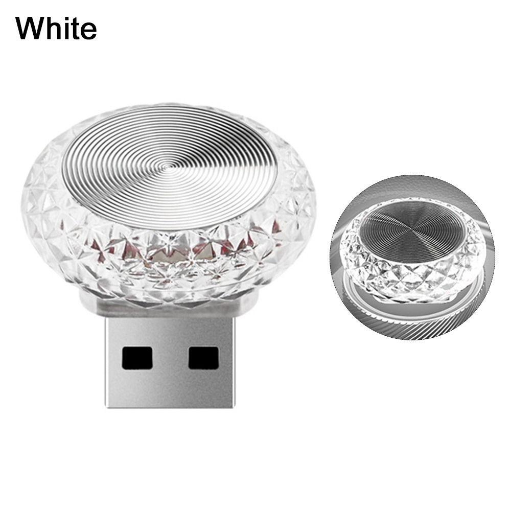 Портативные автомобильные атмосферные лампы светодиодные декоративные атмосферные лампы цветной USB окружающий свет