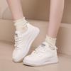 Super Hot Little White Shoes Women'S New Autumn Bottom Shoes Versatile Street Photography Platform Shoes Casual Sports Women'S Shoes