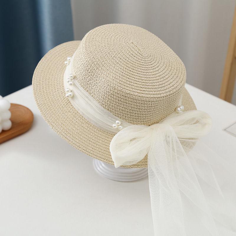 Spring summer children's hat summer princess sun hat baby sun hat girls lace straw hat cool hat