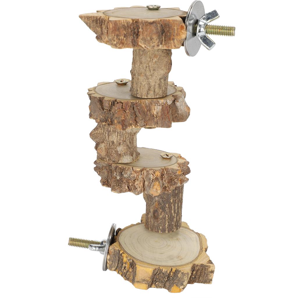 2 шт. Платформа для попугаев, Лестница для лазания, Игрушка для лазания, Деревянная лестница, Аксессуары для клетки для мелких животных