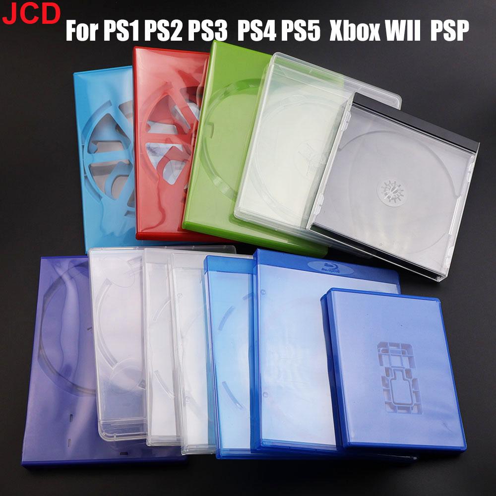 Высококачественная Пластиковая Защитная Коробка для Обложки Игр CD Для PS1 PS2 PS3 PS4 PS5 Xbox WII Держатель Игровых Дисков CD DVD Коробка для Хранения Дисков