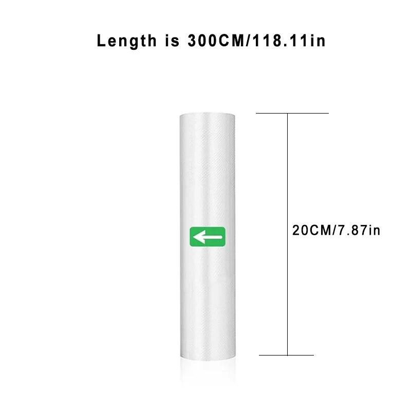 1 рулонные сверхмощные пакеты для вакуумного упаковщика для консервации пищевых продуктов, пакеты для вакуумной упаковки в рулонах для продуктов питания
