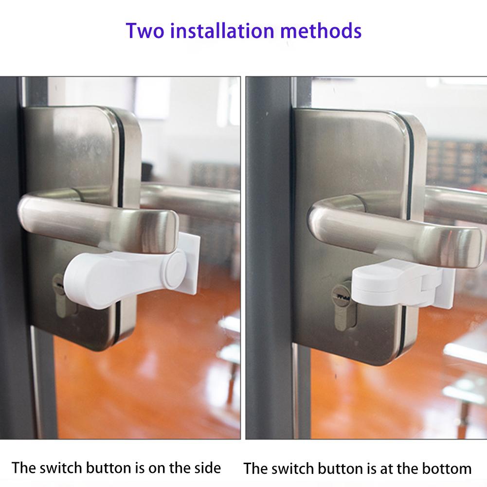 Универсальный детский предохранитель для двери, замок дверной ручки, защита от открывания, устройство защиты для безопасности детей, замок дверной ручки
