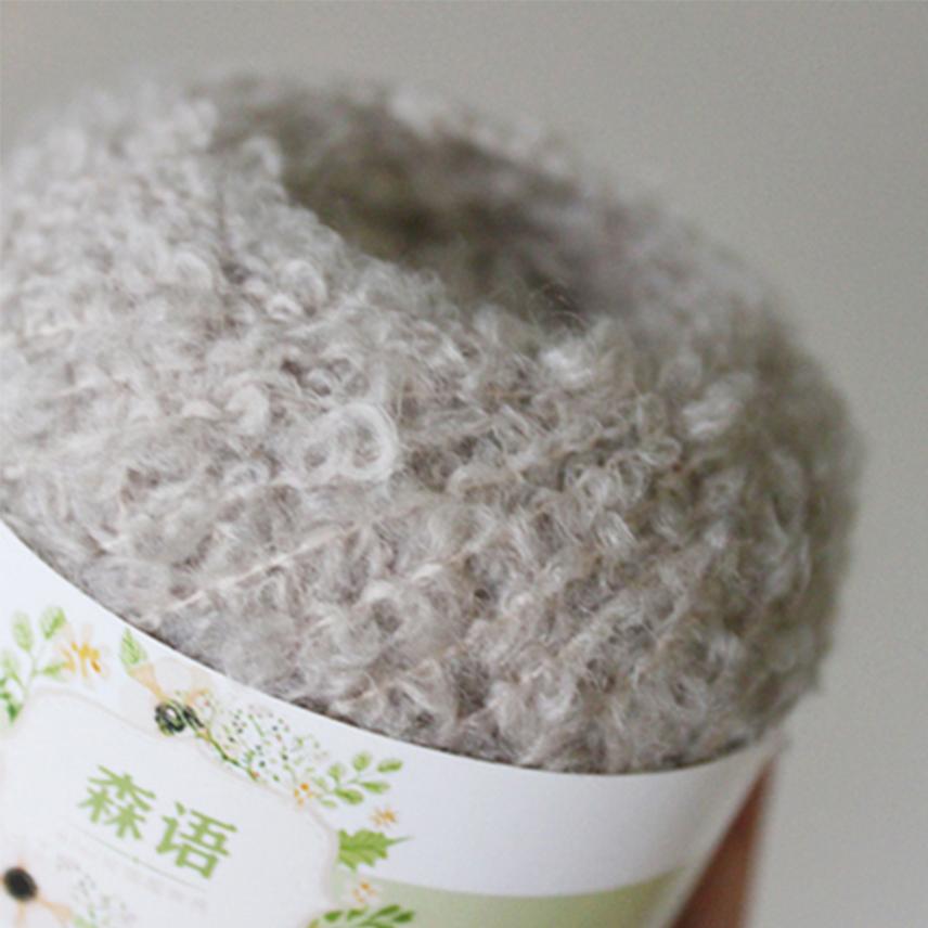 Шерстяная пряжа мягкая гладкая для ручного вязания круговая нить вязаная крючком кукольные волосы сделай сам плюшевая кукла рукоделие вязание сделай сам вязаный инструмент