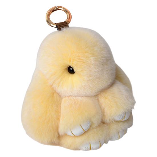Брелок-подвеска в виде кролика Yousheng, ручная работа, мягкий кролик, подвеска на сумку из искусственного меха, многофункциональный аксессуар для кошелька