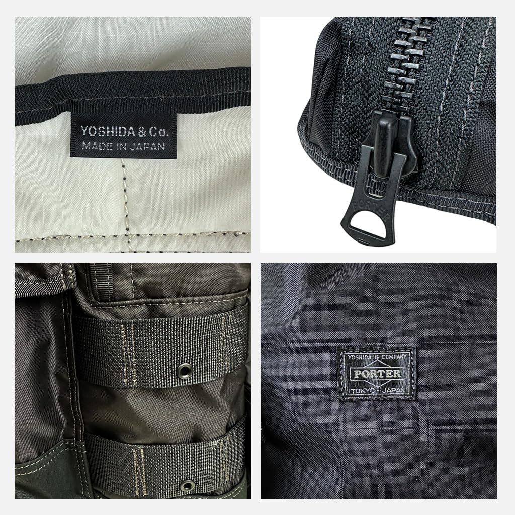 Porter ВСЕ ДНЕВНОЙ РЮКЗАК С ПОДСУМКАМИ 502-05958 Черный (10)