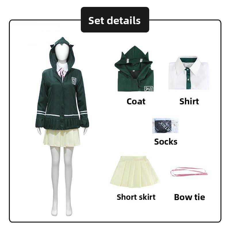 Косплей костюм Нанами Чиаки из Danganronpa Seven Seas Chunqiu Аниме Косплей наряд для игры и конвента