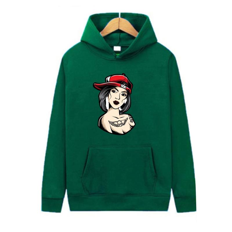 Осенне-зимняя новая персонализированная женская одежда с принтом аватара, мужская и женская толстовка с капюшоном для любителей, пуловер, спортивная толстовка для бега