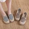 Spring New Cloth Shoes Women's Single Shoes Canvas Shoes Non-slip Soft Sole Comfortable One-pedal Fisherman Shoes