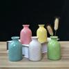 1 шт., мини-керамическая ваза ярких цветов, настольный цветочный горшок, домашняя ароматерапия, цветочная композиция, ваза, гидропоника, украшения для дома, ремесла
