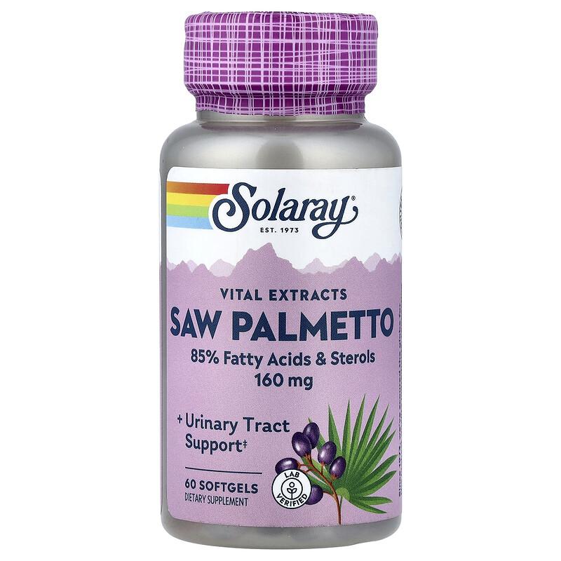 Vital Extracts, Saw Palmetto, 160 mg, 60 Softgels