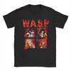 WASP W.A.S.P рок-группа Одежда Унисекс Футболка Чистый хлопок Футболка Новое поступление Футболка Одежда