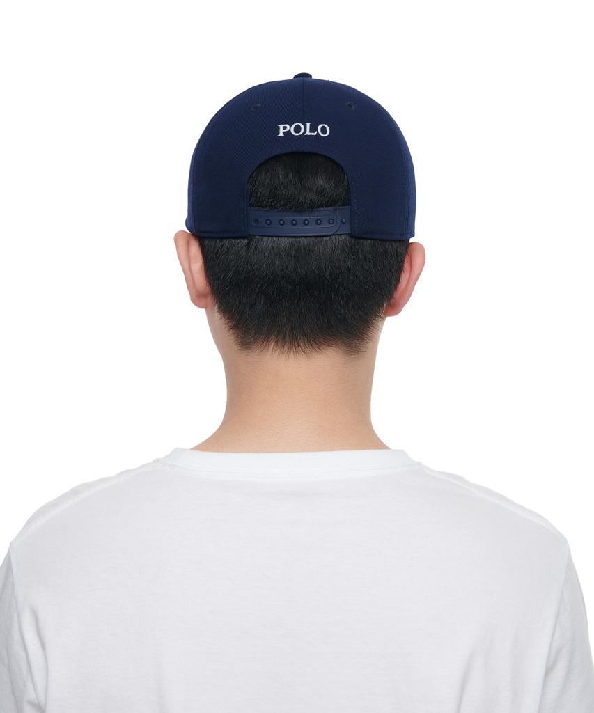 Кепка-бейсболка с высоким тульей из твила POLO RALPH LAUREN - Темно-синий