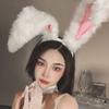Cute Fashion Rabbit Ear Cosplay Headdress Headwear Girl Headband Plush Hair Hoop Hairband