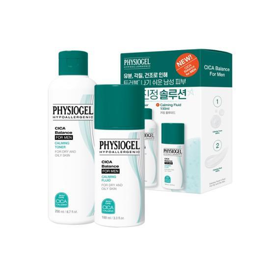 Physiogel Cica Balance for Men 2 Types Special (+Fluid 100ml or Cream 70ml)