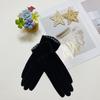 Женские летние хлопковые перчатки: Дышащие, Нескользящие, Совместимые с сенсорным экраном для езды на велосипеде и вождения