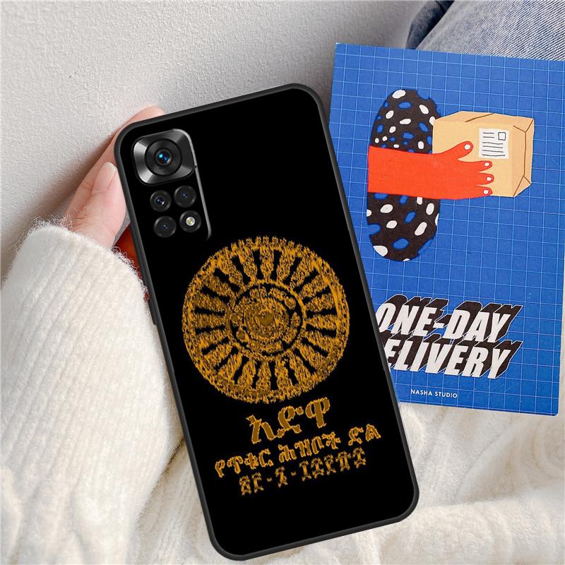Император Менелик II Эфиопский Адва Funda для Xiaomi Redmi 14C 10C 12C 13C Redmi Note 13 Pro 9 10 11 12 10S 11S 12S 14 Pro Чехол