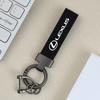 Gun Color Metal Car Keychain Keyring Key Chain Ring For Lexus GS F Sport 350 Ct200h Uvx 250h Nx 300h Rx ES300 ES200 Auto StylingSD3