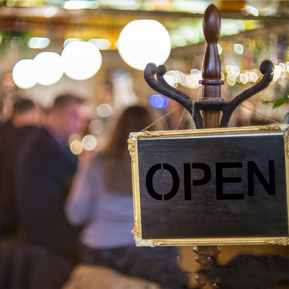 Набор трафаретов для почтового ящика из пластика для струйной печати, 26 букв, многоразовый