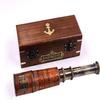 Handcrafted Telescope  with Box  Functional  Replica Brass Nautical  Telescope  Brass Nautical Spyglass  Collectible Decor 15 Inches