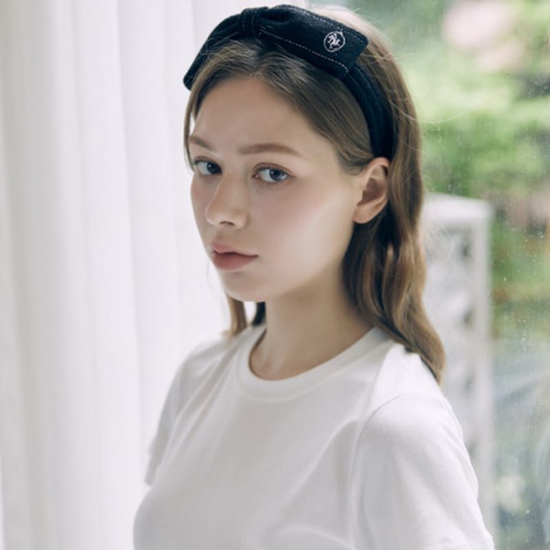 АНОЭТИЧЕСКАЯ КОКО ЛЕНТА ОБОДОК ДЛЯ ВОЛОС_ЧЕРНЫЙ