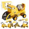 TYORORO Construction Vehicle Toy Educational Construction Work 20 DIY Working Educational Magnetic Building Perfect for Kindergarten Entrance Baby