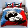 Yin-Yang symbol with dragons. Bedding sets Duvet cover sets Duvet covers Pillowcases(1*Duvet Cover 2*Pillowcases without duvet insert)