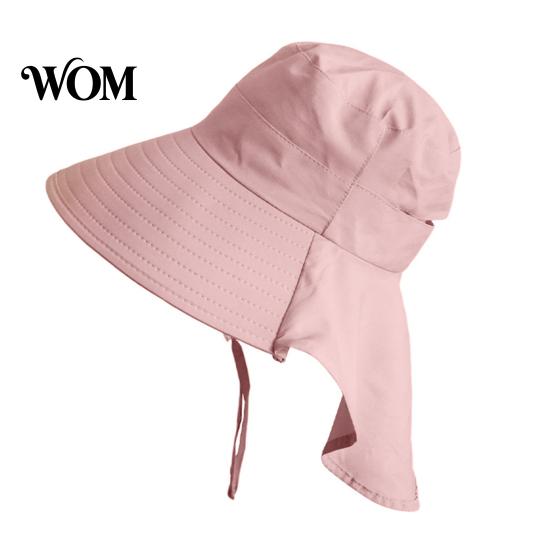 Wide Brim Sun Hat for Women with Neck Flap, Packable Lightweight Summer Hiking Beach Hat, UV Protection Travel Commuting Foldable Flap