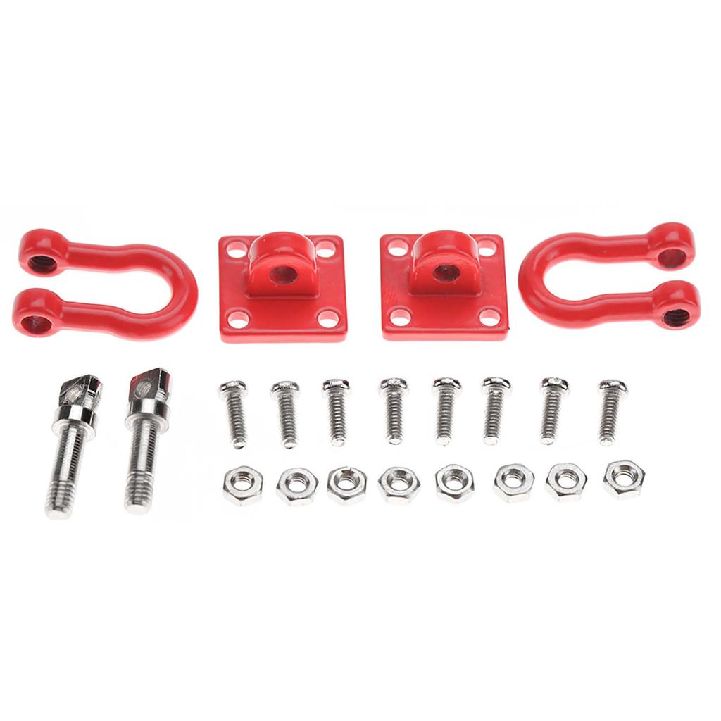 4PCS Lock Catch for RC Climbing Crawler Car Assemble Replace Parts Red