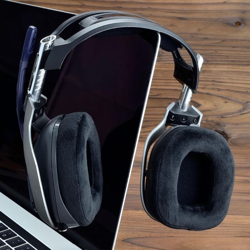 2xDurable Protein Ear Pads for Astro A40TR Headphone Sleeves Earmuff Easily Replaced Ear Pads Sleeves Cover Headband