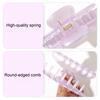 Hair Claw for Women, Semi-Transparent Pearlescent Tones Hair Clip, Large Size Back Head Hair Claw for Thick Long Hair