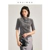 Elegant temperament polka dot shirt